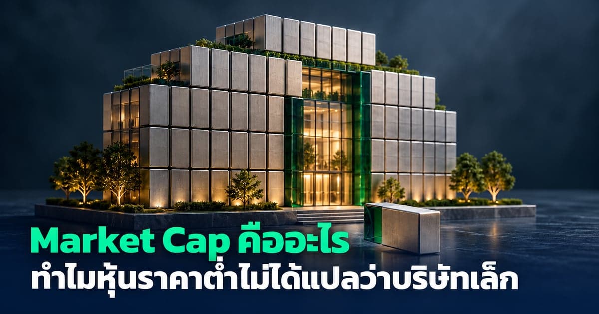 Market Cap คืออะไร ทำไมหุ้นราคาต่ำไม่ได้แปลว่าบริษัทเล็ก